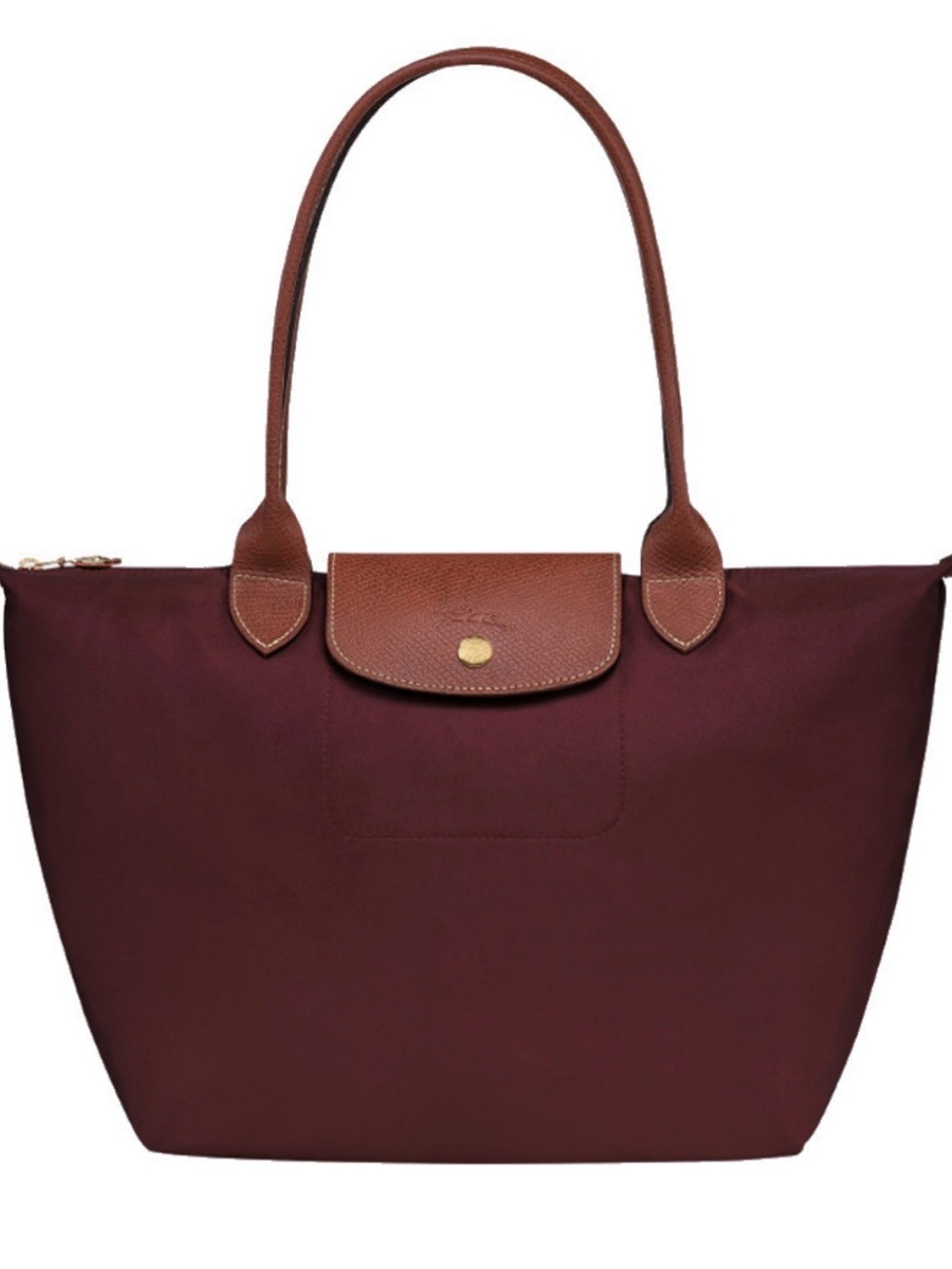 BURGUNDY LONGCHAMP BAG MEDIUM